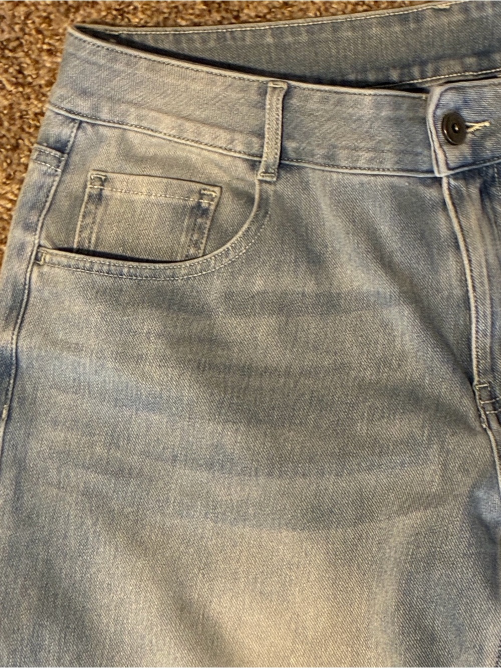 Halara Light Wash Wide Leg Women’s Jeans Size Medium Tall - Picture 3 of 6